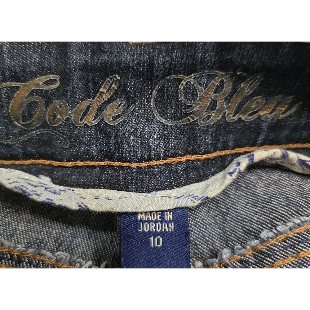 Code Bleu Michele Straight Leg Women's Jeans Size 10 Short EXCELLENT - Picture 6 of 9